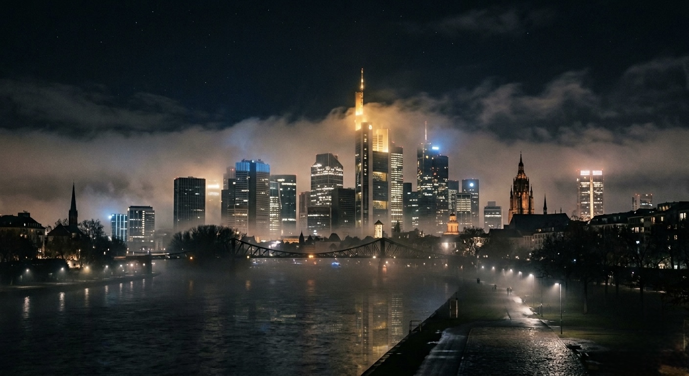 Biertasting Frankfurt – Skyline bei Nacht